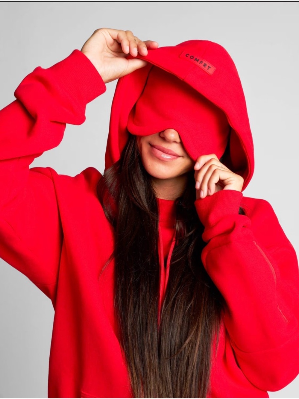 Airplane Mode Travel Hoodie - Crimson